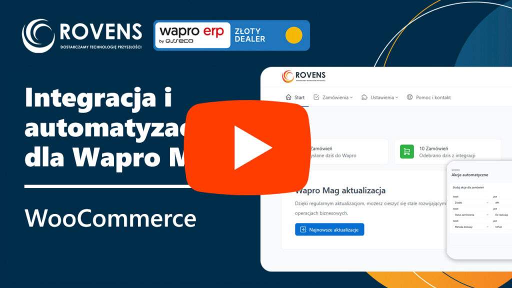 Jak uruchomić WooCommerce w Rovens integracja i automatyzacja dla Wapro Mag