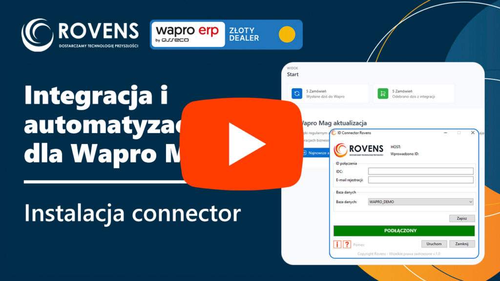 Jak zainstalować Rovens connector dla integracji z Wapro Mag