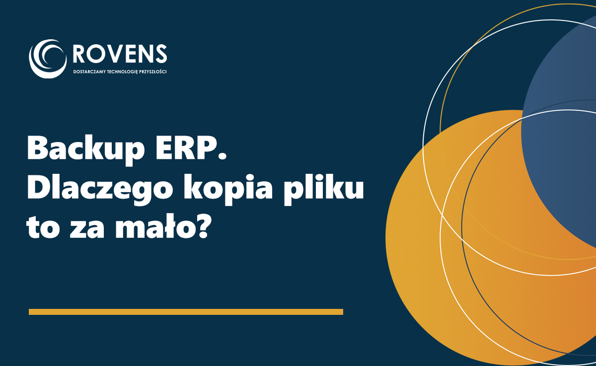Backup ERP. Dlaczego kopia pliku to za mało?